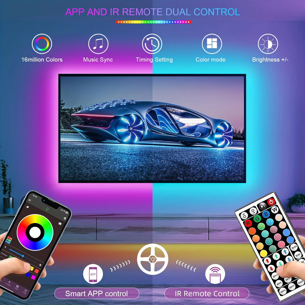 Smart RGB LED Strip light — App Control