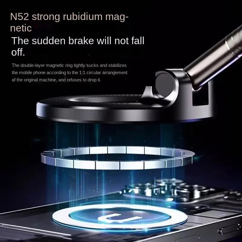 360° Magnetic Phone Mount – Strong Suction & Universal Fit