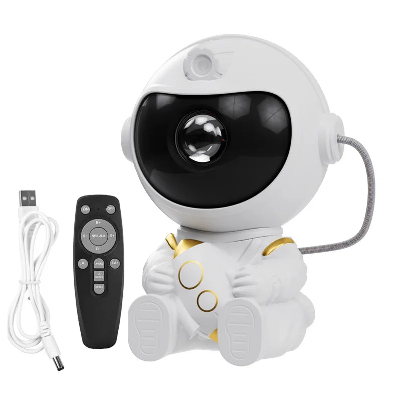 Astronaut Galaxy Projector™ – Night Sky Lamp with Bluetooth Speaker