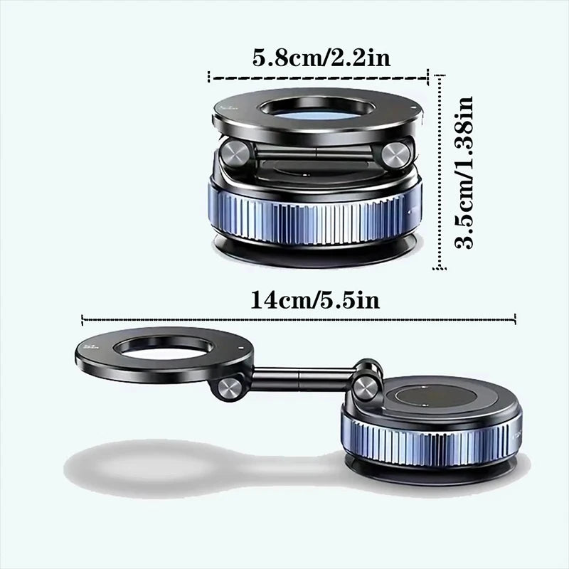 360° Magnetic Phone Mount – Strong Suction & Universal Fit