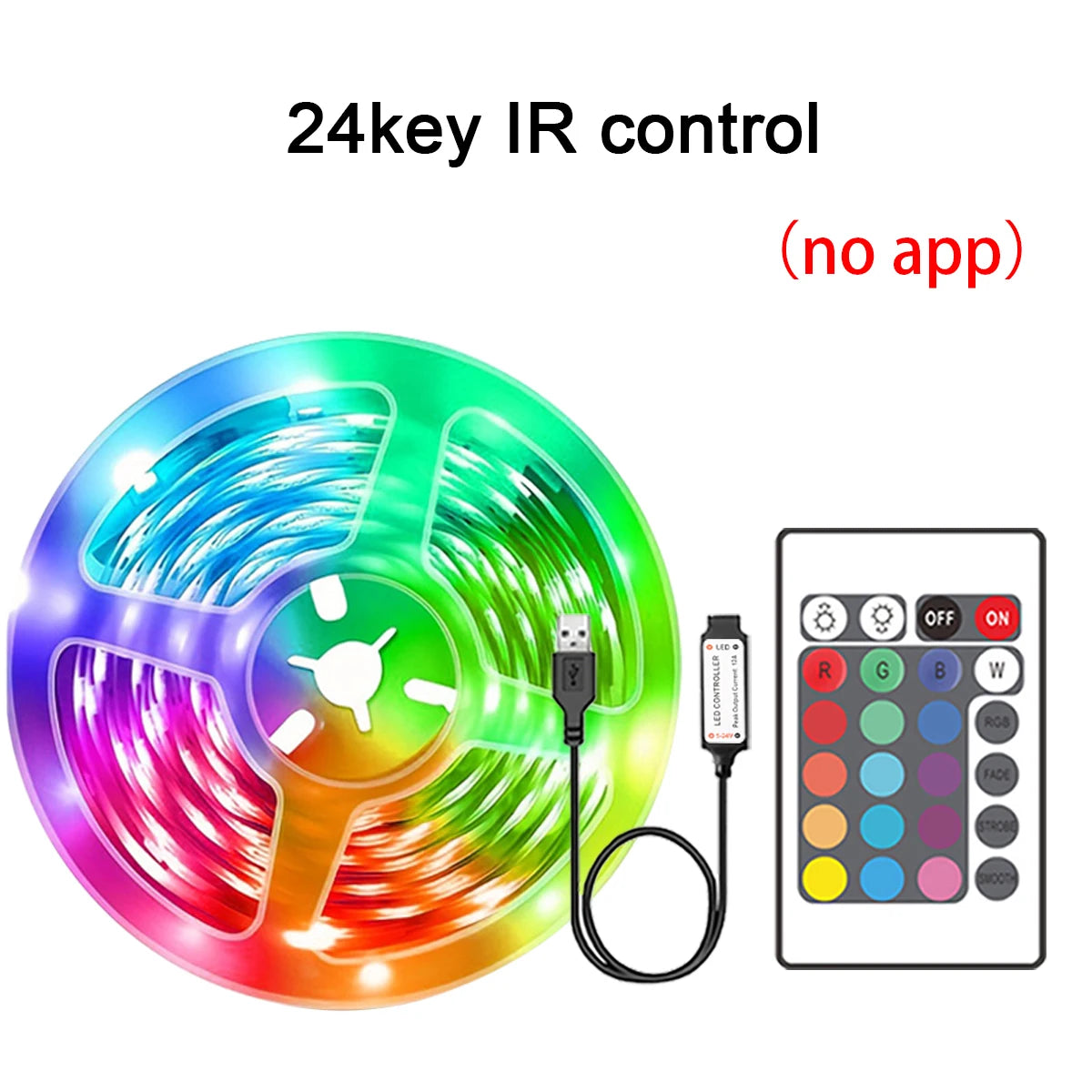 Smart RGB LED Strip light — App Control